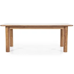 Straluma Acacia houten eettafel met afgeronde hoeken> Eettafels