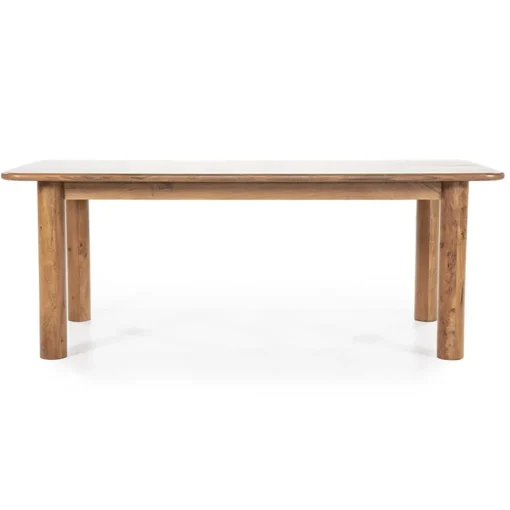 Straluma Acacia houten eettafel met afgeronde hoeken> Eettafels