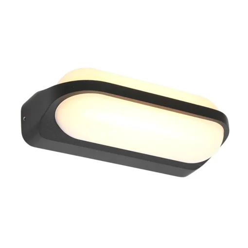 Straluma Aluminium buitenlamp zwart inclusief LED> Wandlampen|Buitenlampen