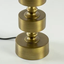 Straluma Antiek bronzen lampvoet Gody Light and Living></noscript> Tafellampen|Lampenvoeten