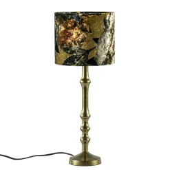Straluma Antiek bronzen lampvoet Semut exclusief kap> Tafellampen|Lampenvoeten