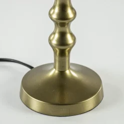 Straluma Antiek bronzen lampvoet Semut exclusief kap></noscript> Tafellampen|Lampenvoeten