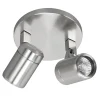 Straluma Badkamerlamp Rain  2 lichts nikkel IP44> Opbouwspots|Keukenverlichting