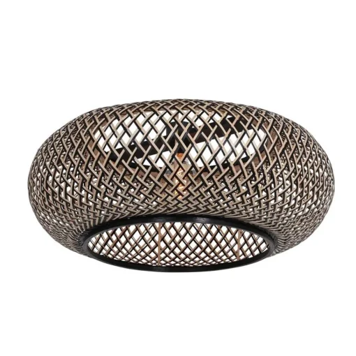 Straluma Bamboe kap rond 60x25 cm exclusief booglamp> Woonkamerlampen|Lampenkappen