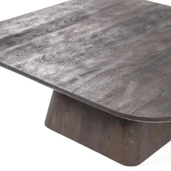 Straluma Bijzettafel Aron bruin 80x80 cm></noscript> Bijzettafels|Salontafels