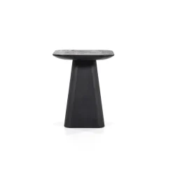 Straluma Bijzettafel Aron zwart 40x40 cm> Bijzettafels