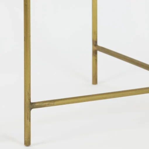 Straluma Bijzettafel Delon set van 2 marrmer roze/goud> Light and Living|Bijzettafels