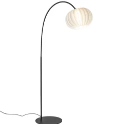 Straluma Booglamp Arena zwart/kap wit> Vloerlampen|Booglampen