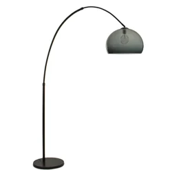 Straluma Boog-vloerlamp zwart exclusief kap> Booglampen|Woonkamerlampen