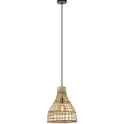 Straluma Botanische hanglamp Puerto rotan naturel> Light and Living|Keukenverlichting