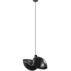 Straluma Botanische hanglamp zwart 50 cm> Eettafellampen|Eetkamerverlichting