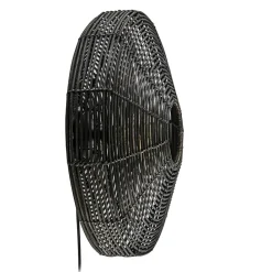 Straluma Botanische wandlamp Mataka donker bruin rotan L&L> Light and Living|Woonkamerlampen