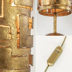 Straluma Brons metalen tafellamp inclusief dimmer></noscript> Tafellampen|Decoratieve Verlichting