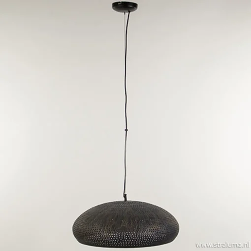 Straluma Brons-bruine hanglamp met gaatjes> Eettafellampen|Woonkamerlampen