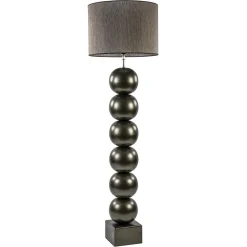 Straluma Brons/bruine vloerlamp inclusief ronde kap 50 cm> Vloerlampen|Schemerlampen