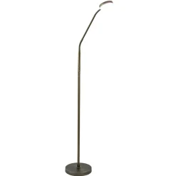 Straluma Bronzen leeslamp op accu inclusief dimbaar LED> Vloerlampen|Leeslampen
