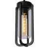 Straluma Buitenlamp hang zwart met glazen kap IP44> Hanglampen|Buitenlampen