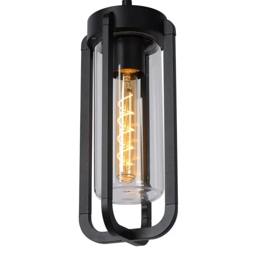 Straluma Buitenlamp hang zwart met glazen kap IP44> Hanglampen|Buitenlampen