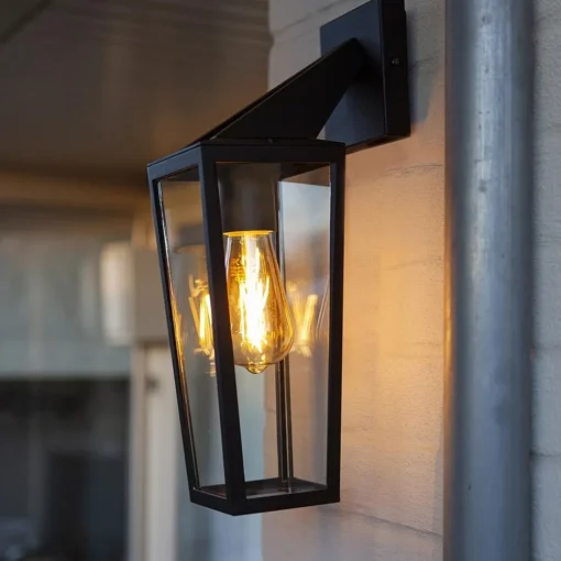 Straluma Buitenlamp lantaarn zwart IP44> Wandlampen|Buitenlampen