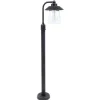 Straluma Buitenlamp op paal zwart/roest met helder glas> Buitenlampen