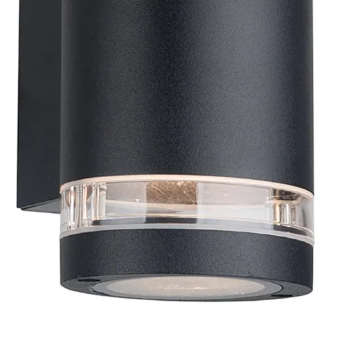 Straluma Buitenlamp Panay zwart+schemersensor> Wandlampen|Buitenlampen