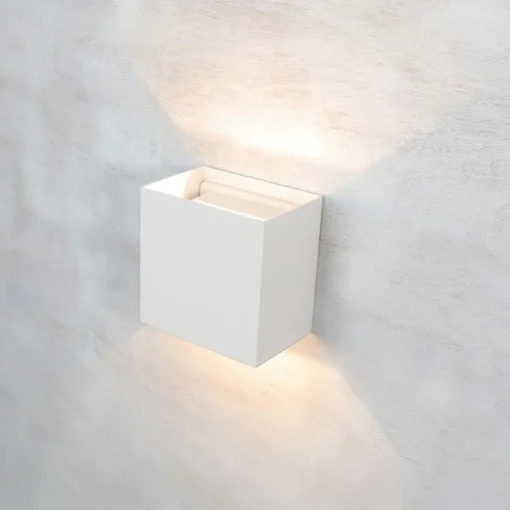 Straluma Buitenlamp rechthoekig wit IP65> Wandlampen|Buitenlampen