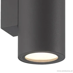 Straluma Buitenlamp Volcano wand grafiet IP65> Wandlampen|Buitenlampen