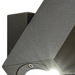 Straluma Buitenlamp wand verstelb.antraciet IP54></noscript> Wandlampen|Buitenlampen