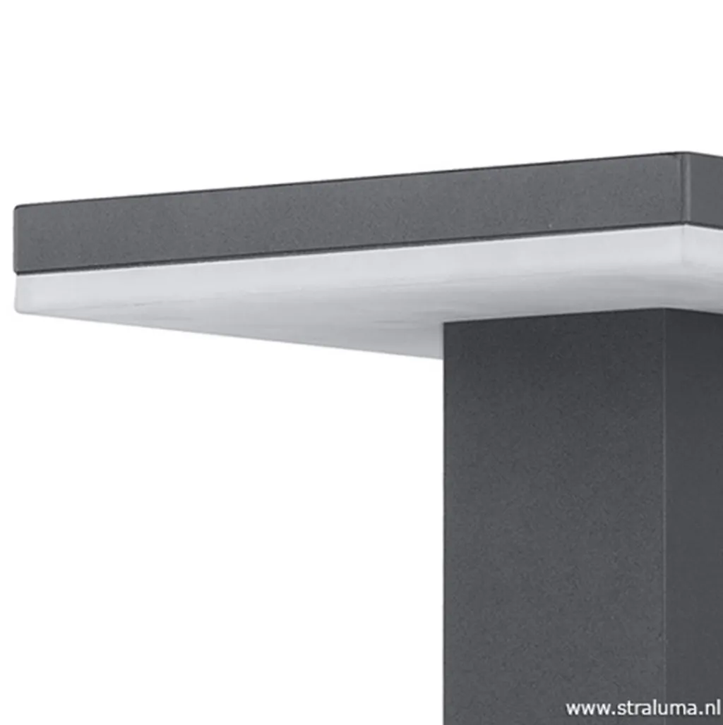 Straluma Buitenlamp-wandlamp antraciet square> Wandlampen|Buitenlampen