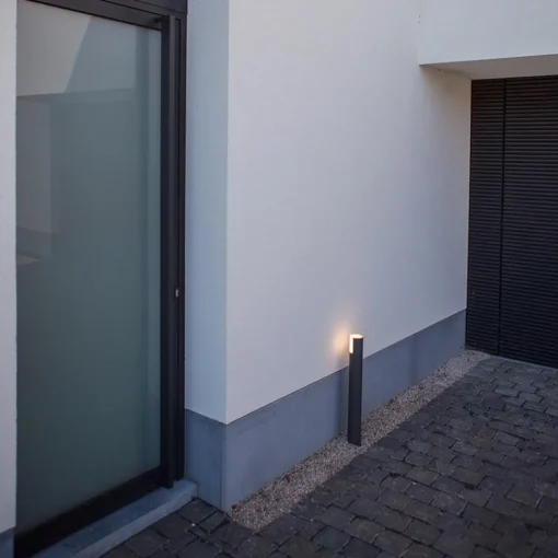 Straluma Buitenpaal grijs cilinder draaibaar IP54> Buitenlampen