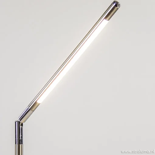 Straluma Burolamp Ugello nikkel met pushdimmer> Tafellampen|Bureaulampen