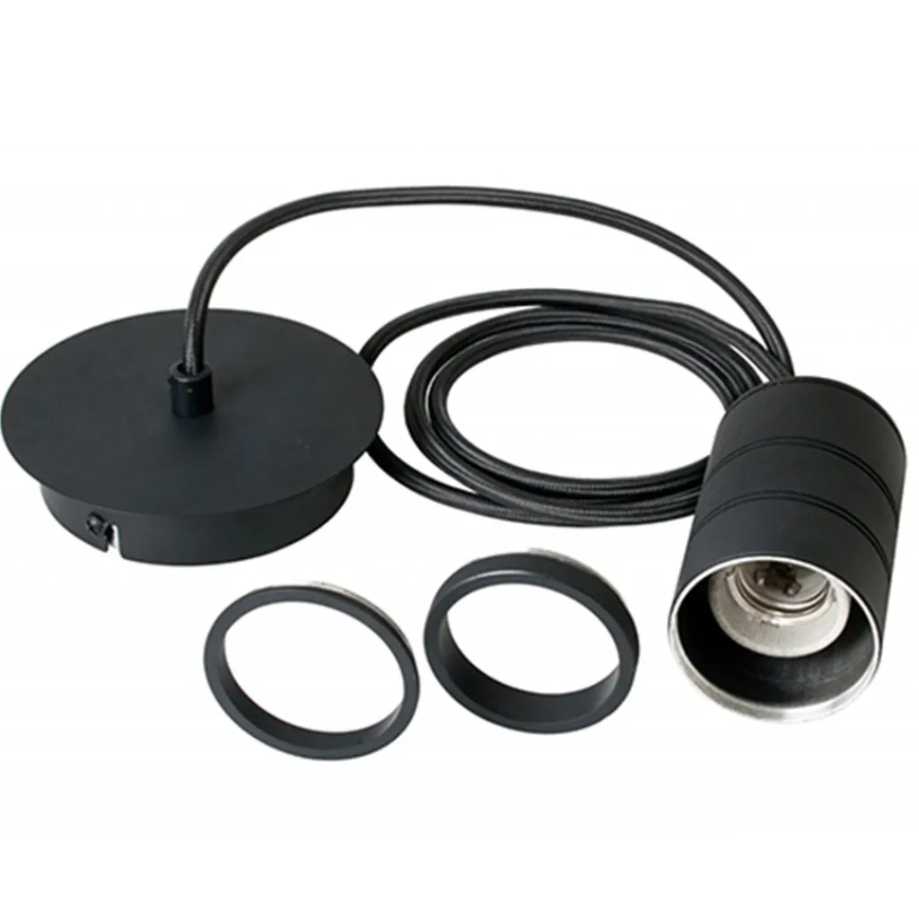 Straluma Calex Retro pendel 1.5m e27 zwart> Hanglampen|Calex