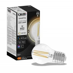 Straluma Calex Smart Home E27 LED filament helder kogellamp P45></noscript> Smart lampen|Calex