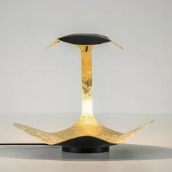 Straluma Chique design tafellamp LED zwart met goldleaf></noscript> Tafellampen|LED Tafellampen