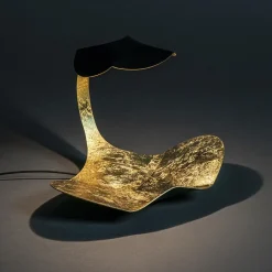 Straluma Chique design tafellamp LED zwart met goldleaf></noscript> Tafellampen|LED Tafellampen