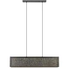 Straluma Chique hanglamp langwerpige balk 5-lichts zwart/goud> Eettafellampen|Keukenverlichting