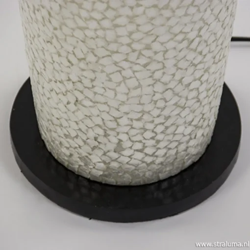 Straluma Decoratieve schelpen vloerlamp zuil> Schelpenlampen|Decoratieve Verlichting