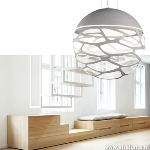 Straluma Design hanglamp Kelly bol wit> Eettafellampen|Videverlichting