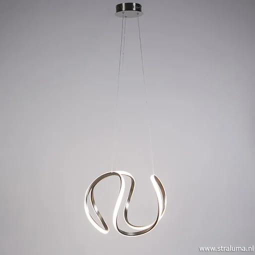 Straluma Design hanglamp LED staal> Hanglampen|Eettafellampen
