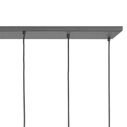 Straluma Design hanglamp 7-lichts zwart met nikkel></noscript> Hanglampen|Eettafellampen