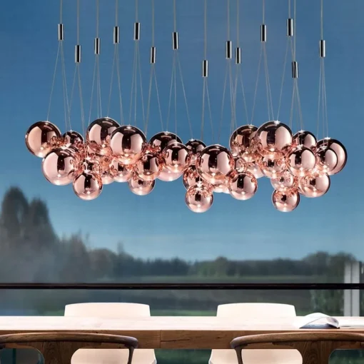 Straluma Design hanglamp Random rose goud glas inclusief LED> Hanglampen|Videverlichting