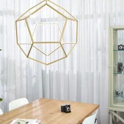 Straluma Design LED hanglamp goud 80x100 cm></noscript> Hanglampen|Eettafellampen
