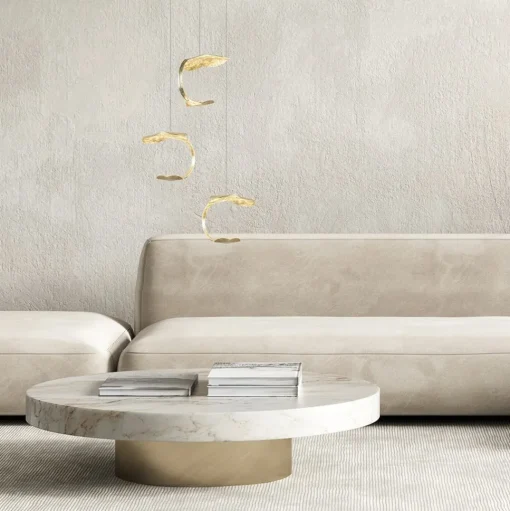 Straluma Design LED hanglamp 3-lichts rond goldleaf> Hanglampen|LED Hanglampen