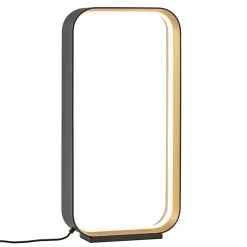 Straluma Design LED tafellamp dimbaar zwart/goud> Tafellampen|LED Tafellampen