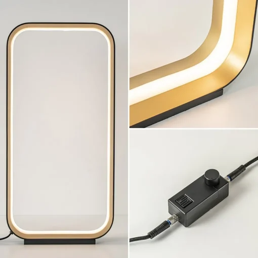 Straluma Design LED tafellamp dimbaar zwart/goud> Tafellampen|LED Tafellampen