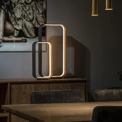Straluma Design LED tafellamp dimbaar zwart/goud></noscript> Tafellampen|LED Tafellampen
