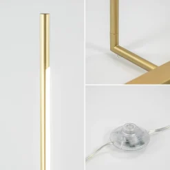 Straluma Design LED vloerlamp goud verstelbaar><noscript><img width=
