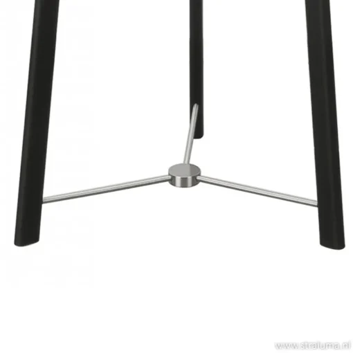 Straluma Design staande lamp zwart staal dimbaar> Woonkamerlampen|Slaapkamerlampen