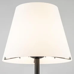 Straluma Design tafellamp mat zwart met witte glazen kap></noscript> Tafellampen|Retro Verlichting