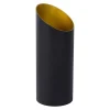 Straluma Design tafellamp uplighter mat zwart met goud> Uplighters|Woonkamerlampen